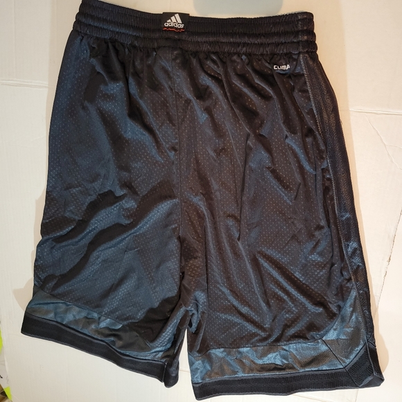 Adidas Mens Large Athletic Basketball Shorts Black - Picture 9 of 14